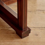 An Art Deco burr amboyna and macassar ebony square centre table attributed to Francis Jourdain (1876 - 1958)