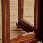 An Art Deco burr amboyna and macassar ebony square centre table attributed to Francis Jourdain (1876 - 1958)