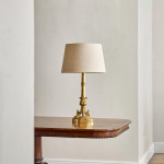 A Charles X gilt bronze table lamp