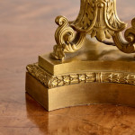 A Charles X gilt bronze table lamp