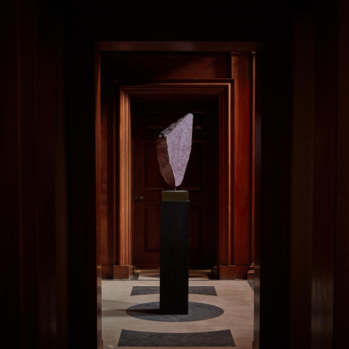 An enormous fragment of Imperial Porphyry