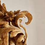 A fine and large carved and giltwood Baroque mirror in the manner of Filippo Passarini (1638 - 1698)