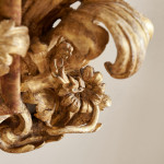 A fine and large carved and giltwood Baroque mirror in the manner of Filippo Passarini (1638 - 1698)