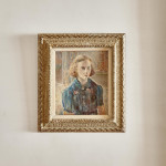 'Blond Girl' - Oil on canvas, by Dame Ethel Walker NEAC ARA RBA RP DBE (British 1861-1951)
