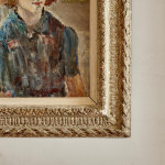 'Blond Girl' - Oil on canvas, by Dame Ethel Walker NEAC ARA RBA RP DBE (British 1861-1951)