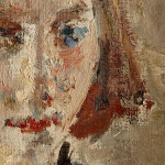 'Blond Girl' - Oil on canvas, by Dame Ethel Walker NEAC ARA RBA RP DBE (British 1861-1951)