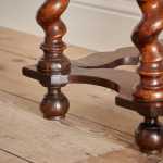 A fine William and Mary olivewood oyster veneered cabinet on stand