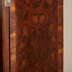 A fine William and Mary olivewood oyster veneered cabinet on stand