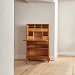 An Arts & Crafts walnut secretaire by Edward Barnsley (1900 - 1987)