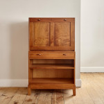 An Arts & Crafts walnut secretaire by Edward Barnsley (1900 - 1987)