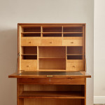 An Arts & Crafts walnut secretaire by Edward Barnsley (1900 - 1987)