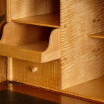 An Arts & Crafts walnut secretaire by Edward Barnsley (1900 - 1987)