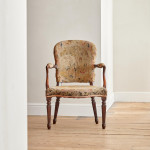 A George III Hepplewhite period mahogany elbow chair