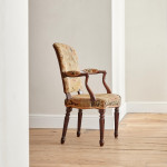A George III Hepplewhite period mahogany elbow chair