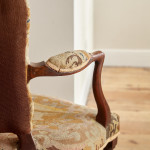 A George III Hepplewhite period mahogany elbow chair