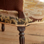 A George III Hepplewhite period mahogany elbow chair