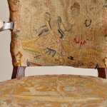 A George III Hepplewhite period mahogany elbow chair