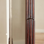 A large double sided standing mirror attributed to Maurice Dufrène (1876 - 1955)