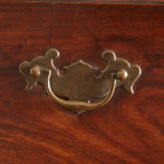 An unusual George III Anglo Indian Padouk campaign chest on chest