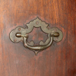 An unusual George III Anglo Indian Padouk campaign chest on chest