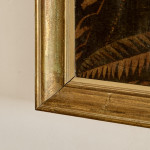 A Grosvenor School oil on canvas of birds in the manner of Claude Flight (1881 - 1955)