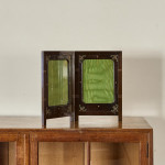 A Secessionist diptych picture frame