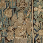 A Baroque wool and silk tapestry panel