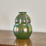 A Secessionist iridescent glass Goldiris vase by Loetz
