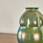 A Secessionist iridescent glass Goldiris vase by Loetz