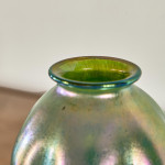 A Secessionist iridescent glass Goldiris vase by Loetz