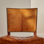 A model 3578 mahogany and Niger leather 'Red Chair' by Kaare Klint (1888 - 1954)