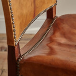 A model 3578 mahogany and Niger leather 'Red Chair' by Kaare Klint (1888 - 1954)