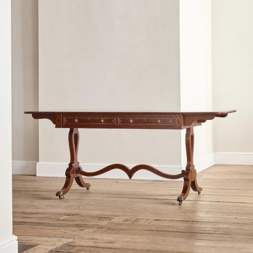 A Regency mahogany sofa table