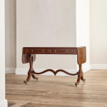 A Regency mahogany sofa table