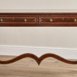 A Regency mahogany sofa table
