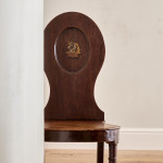 A George III mahogany hall chair