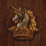 A George III mahogany hall chair