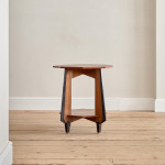 A Haagse School octagonal occasional table by P.E.L. Izeren for De Genneper