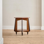 A Haagse School octagonal occasional table by P.E.L. Izeren for De Genneper