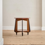 A Haagse School octagonal occasional table by P.E.L. Izeren for De Genneper