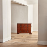 A George III mahogany chest of drawers