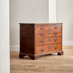 A George III mahogany chest of drawers