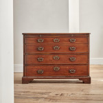 A George III mahogany chest of drawers