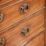 A George III mahogany chest of drawers