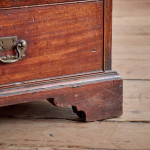 A George III mahogany chest of drawers