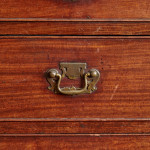 A George III mahogany chest of drawers