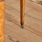 A George III burr oak oval Pembroke table