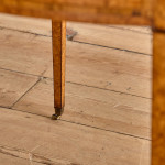 A George III burr oak oval Pembroke table