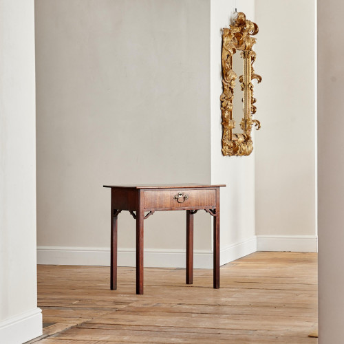 A George III mahogany side table