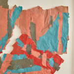 Untitled paper collage by Francis Davison (1919 - 1984)